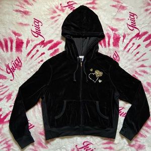 Velour zip up
